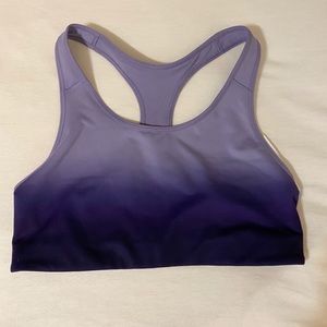 NWT high impact purple ombré Old Navy sports bra
